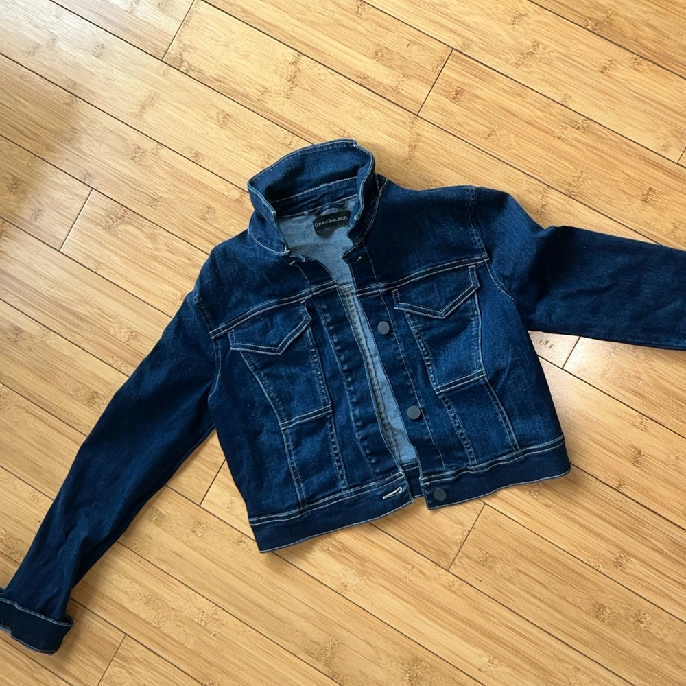 Calvin Klein Dark Blue Denim Jacket